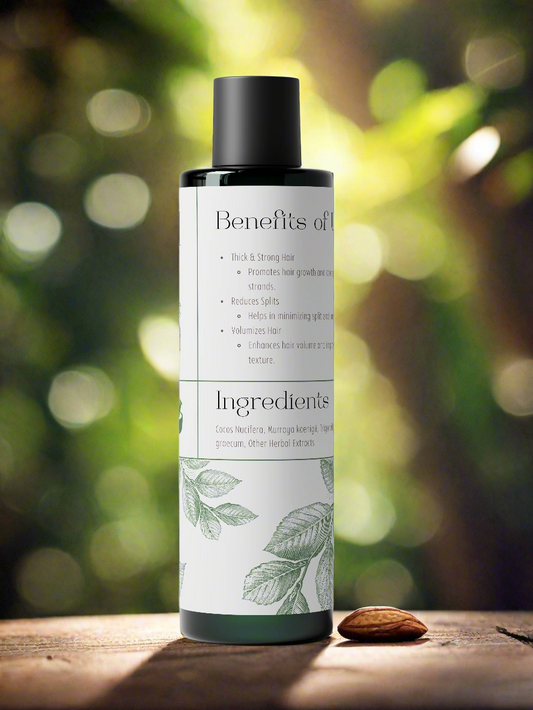 Mufeed Herbal Hair Oil – 100% Natural Ayurvedic Formula for Hair Growth, Strength & Shine